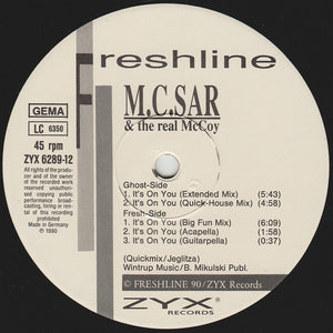 Real McCoy - It's On You