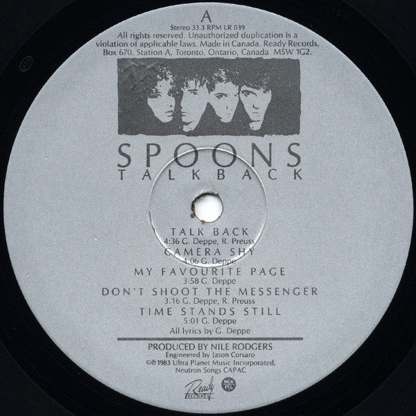 Spoons - Talkback - 1983