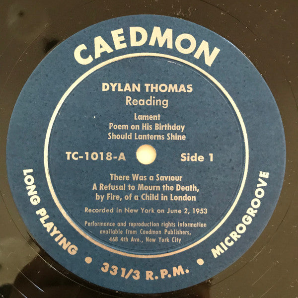 Dylan Thomas - Selections From The Writings Of Dylan Thomas Volume II - 1957