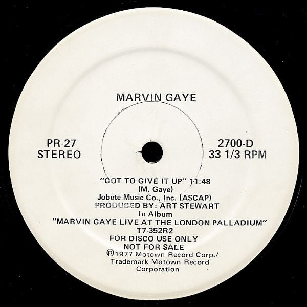 Marvin Gaye - Got To Give It Up