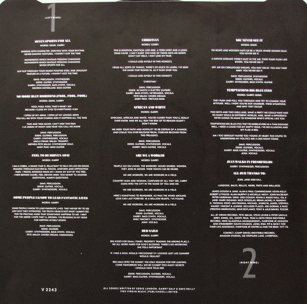 China Crisis - Difficult Shapes & Passive Rhythms - Some People Think It's Fun To Entertain - 1982