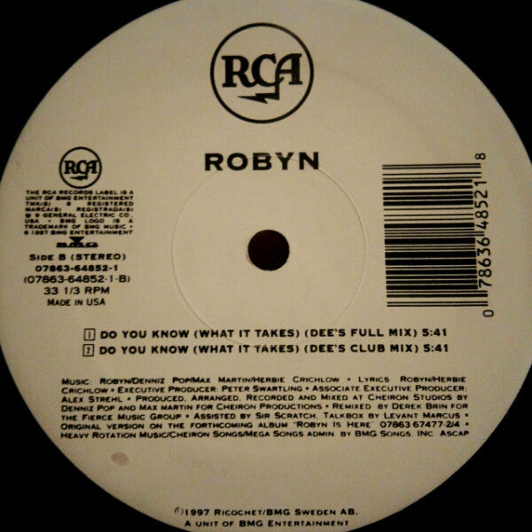 Robyn - Do You Know (What It Takes) - 1997