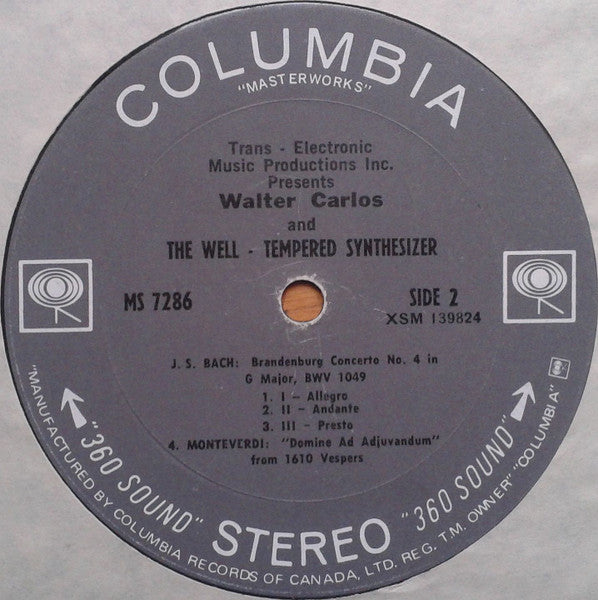 Walter Carlos - The Well-Tempered Synthesizer -