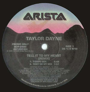 Taylor Dayne - Tell It To My Heart (Remix) - 1996