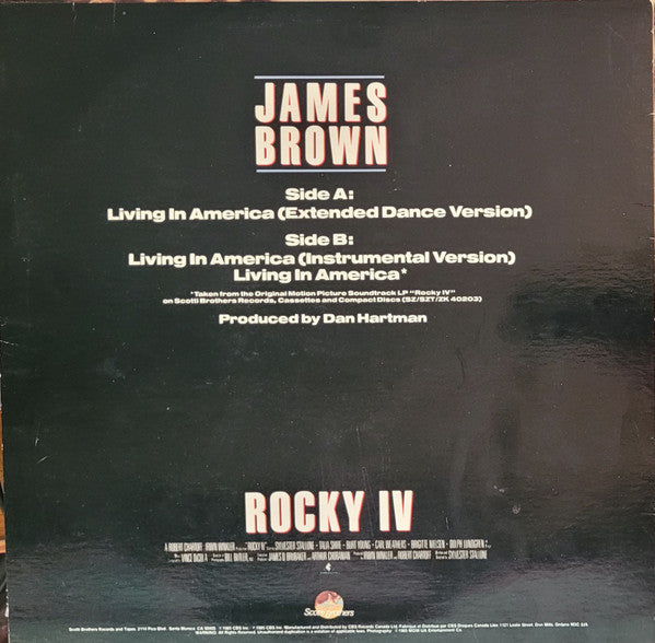 James Brown - Living In America - 1985