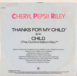 Cheryl Pepsii Riley - Thanks For My Child - 1988