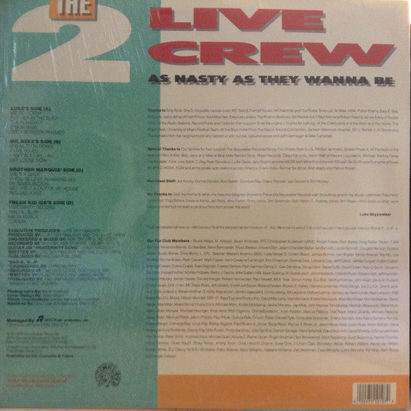 The 2 Live Crew - As Nasty As They Wanna Be