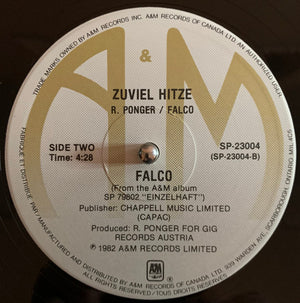 Falco - Der Kommissar / Zuviel Hitze - 1982