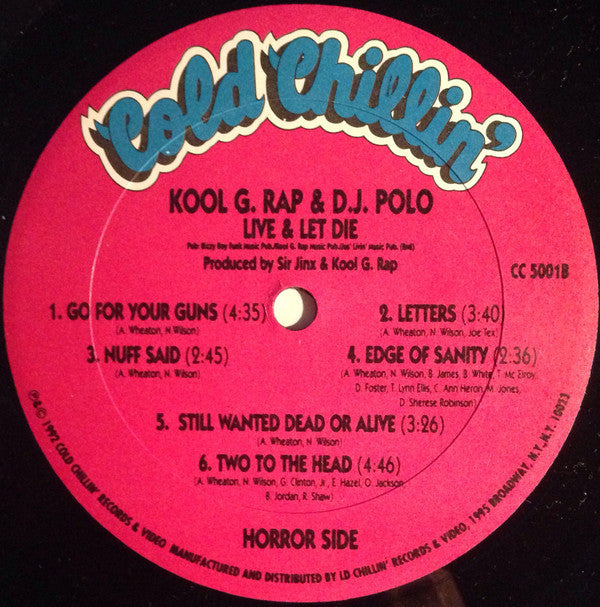 Kool G Rap & D.J. Polo - Live And Let Die