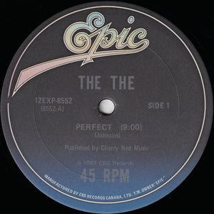 The The - Perfect / Uncertain Smile Vinyl Record