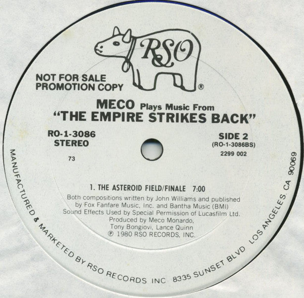 Meco Monardo - Plays Music From 'The Empire Strikes Back' - 1980