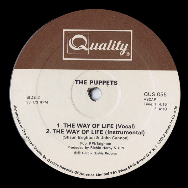 Puppets, The - The Way Of Life - 1983