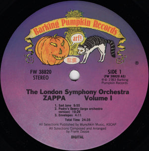 Frank Zappa -  The London Symphony Orchestra - Zappa Vol. 1 Vinyl Record