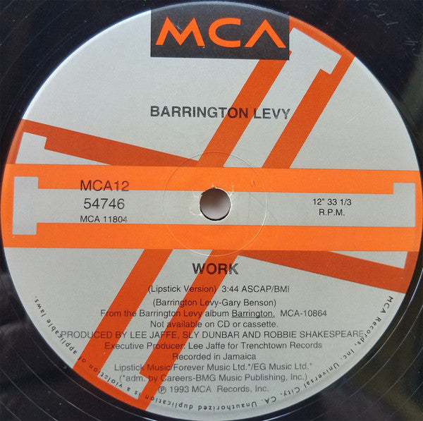 Barrington Levy - Work