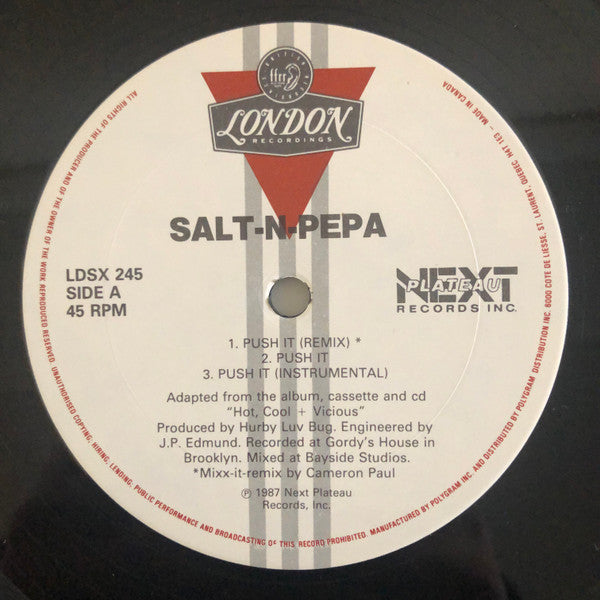 Salt-N-Pepa - Push It (Remix) / Tramp (Remix) Vinyl Record