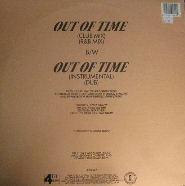 Noel - Out Of Time Vinyl Record