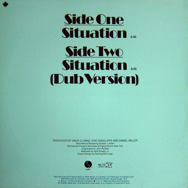 Yazoo - Situation - 1982