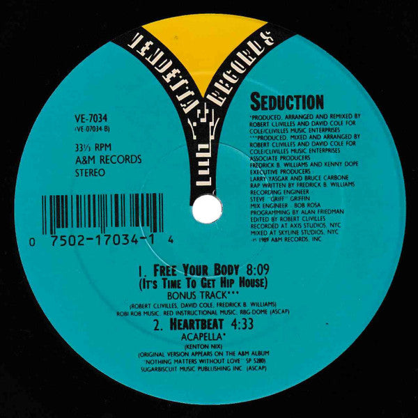 Seduction - Heartbeat Vinyl Record