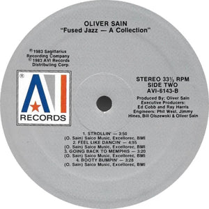 Oliver Sain - Fused Jazz - A Collection - 1983