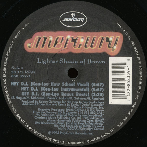 Lighter Shade Of Brown - Hey D.J.