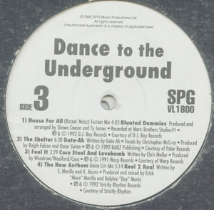 Various - Dance To The Underground