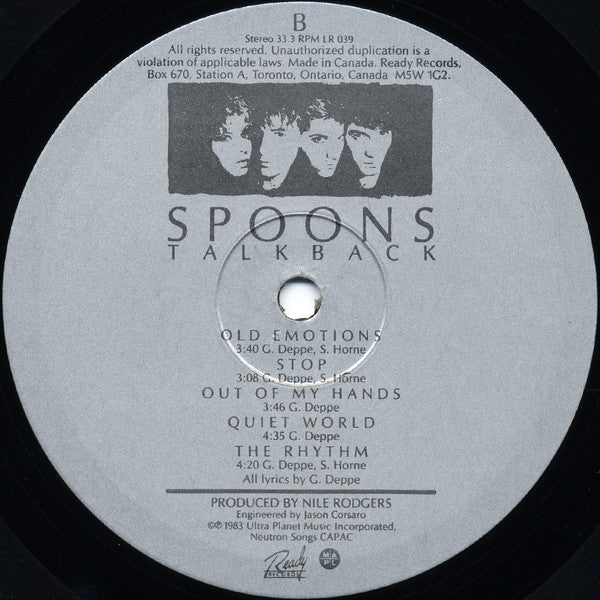 Spoons - Talkback - 1983