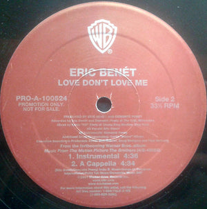 Eric Benét - Love Don't Love Me - 2001