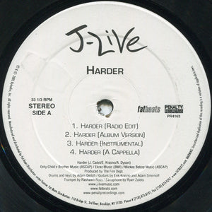 J-Live - Harder / Do My Thing