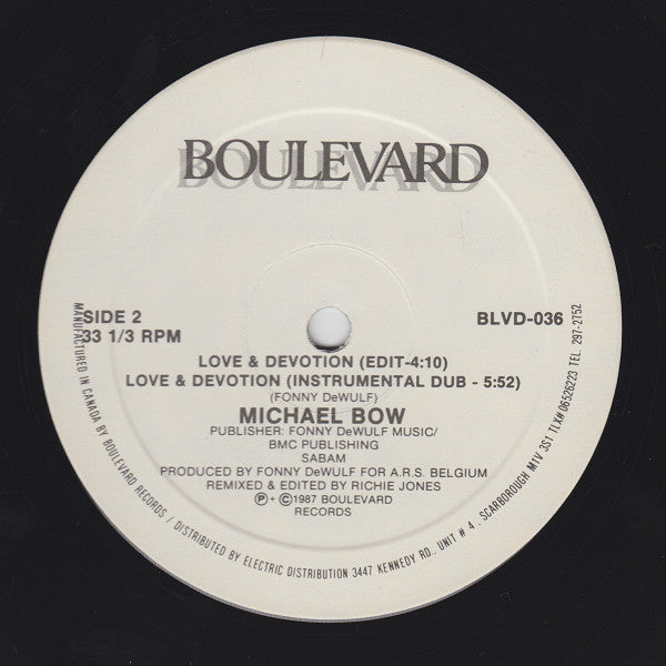Michael Bow - Love & Devotion