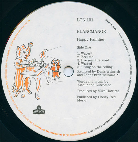 Blancmange - Happy Families - 1983