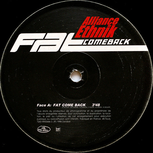 Alliance Ethnik - Fat Comeback - 1999