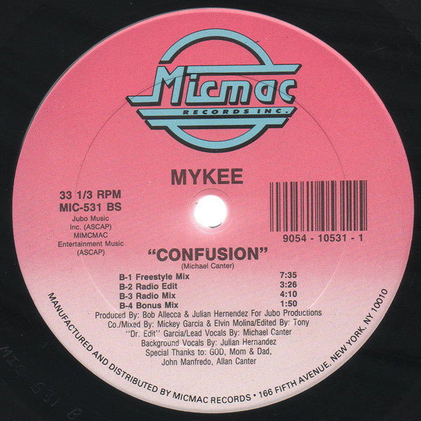 Mykee - Confusion Vinyl Record