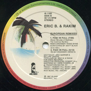 Eric B. & Rakim - Move The Crowd / Paid In Full - 1987