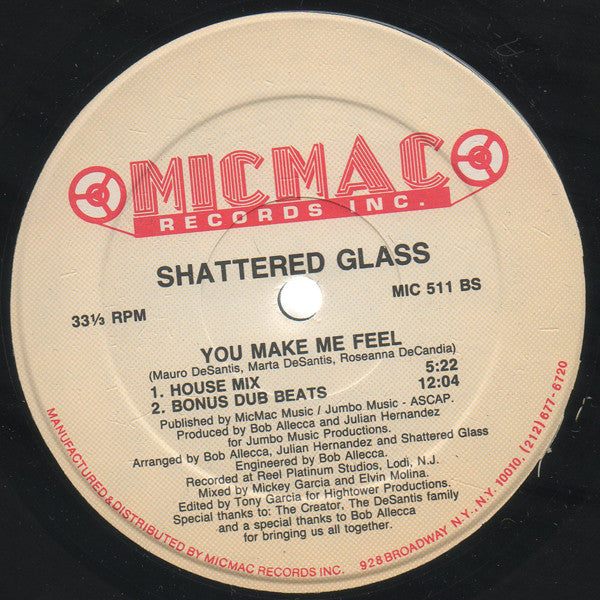 Shattered Glass - You Make Me Feel - 1989