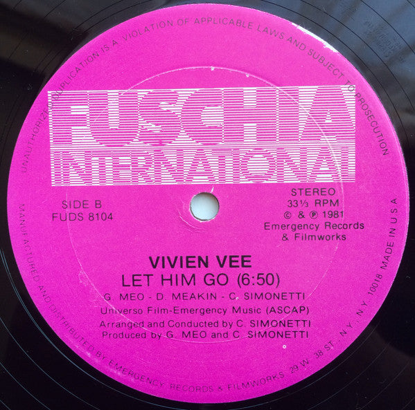 Vivien Vee - Pick Up - 1981
