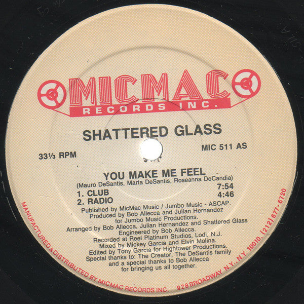 Shattered Glass - You Make Me Feel - 1989