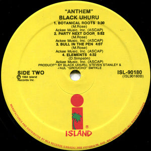 Black Uhuru - Anthem - 1984