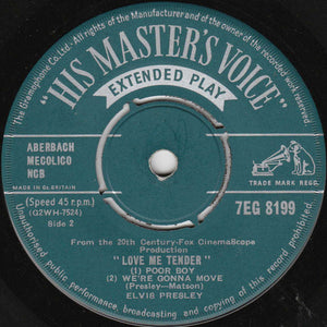 Elvis Presley - Love Me Tender - 1957