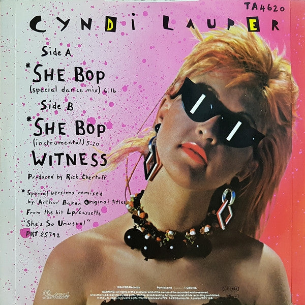 Cyndi Lauper - She Bop Vinyl Record