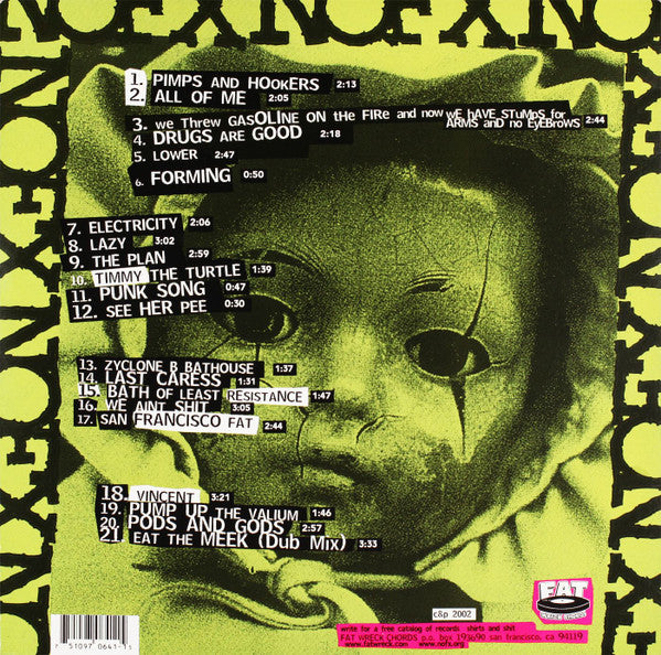 NOFX - 22 Songs That Weren't Good Enough To Go On Our Other Records - 2002