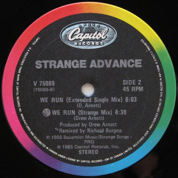 Strange Advance - We Run - 1985