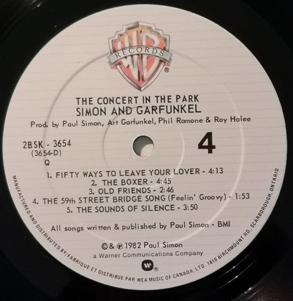 Simon & Garfunkel - The Concert In Central Park - 1982