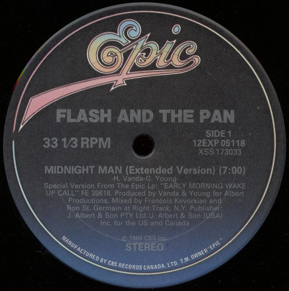 Flash & The Pan - Midnight Man - 1984