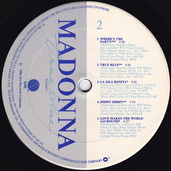 Madonna - True Blue
