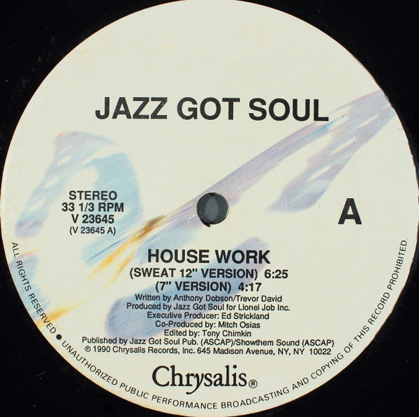 Jazz Got Soul - House Work