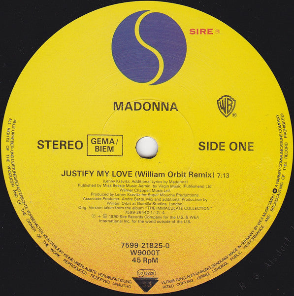 Madonna - Justify My Love (William Orbit Remix)