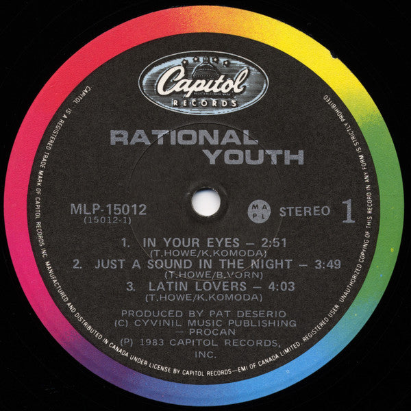 Rational Youth - Rational Youth - 1983