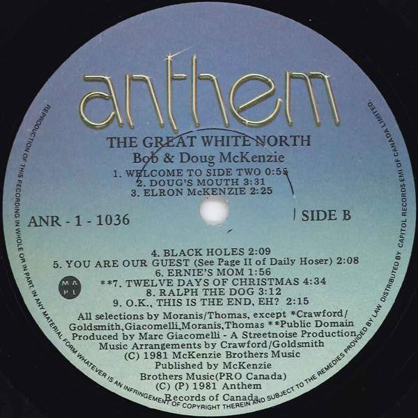 Bob & Doug McKenzie - Great White North - 1981
