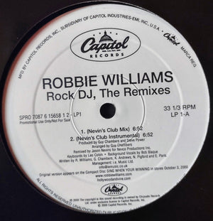 Robbie Williams - Rock DJ, The Remixes - 2000