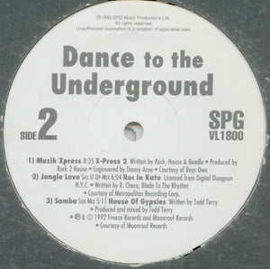 Various - Dance To The Underground